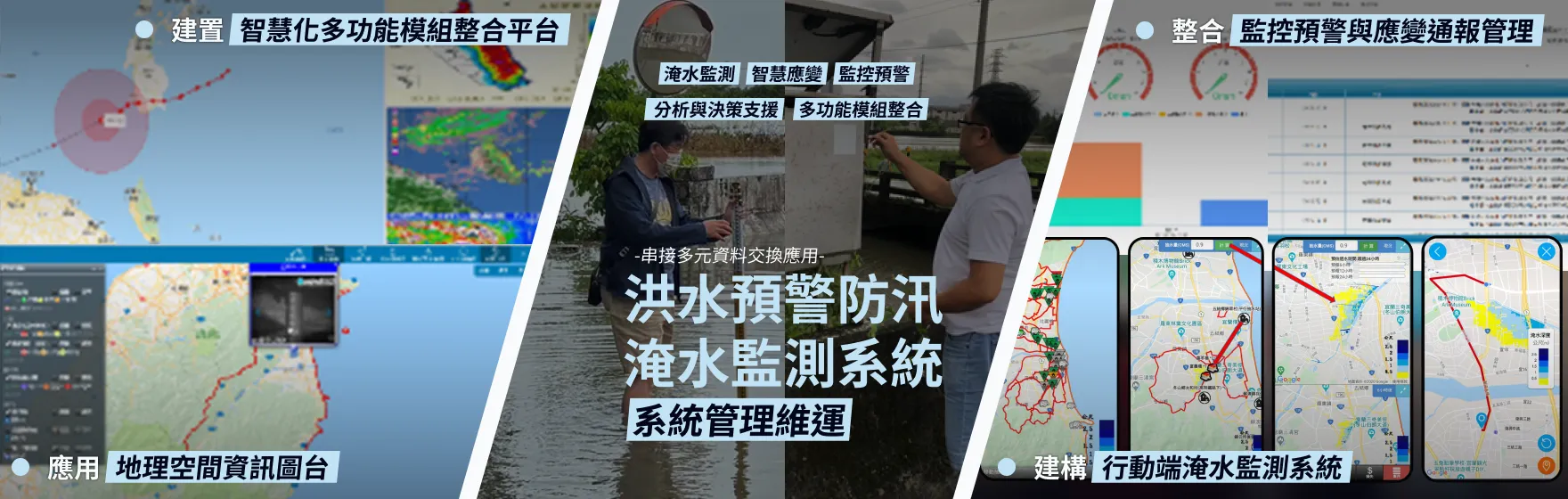 洪水預警防汛淹水監測系統